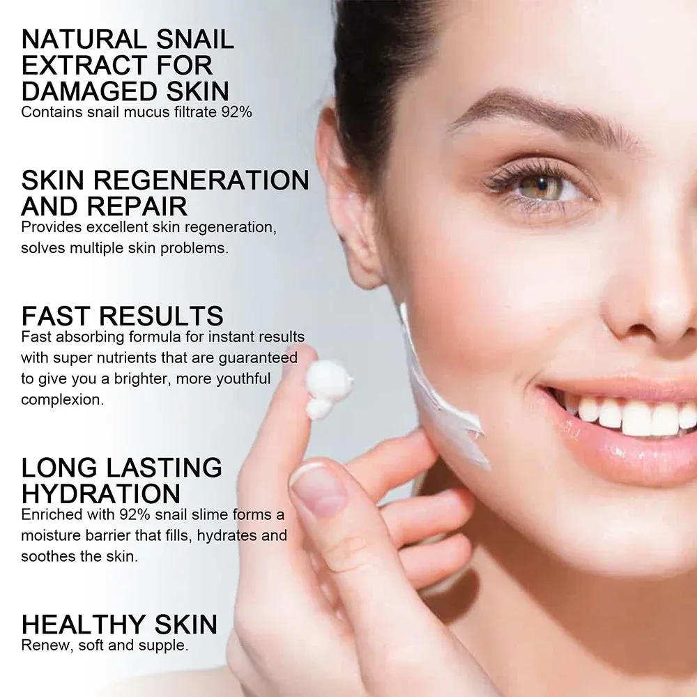 Anti-Aging Snail Face Moisturizer Hyaluronic Cream