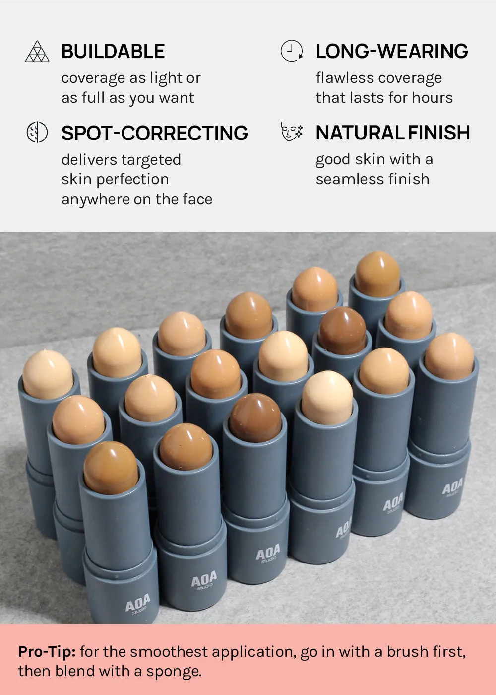 AOA Flaw Eraser Foundation Sticks