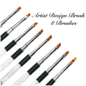 Artist Design Brush Kit (8 Brushes)