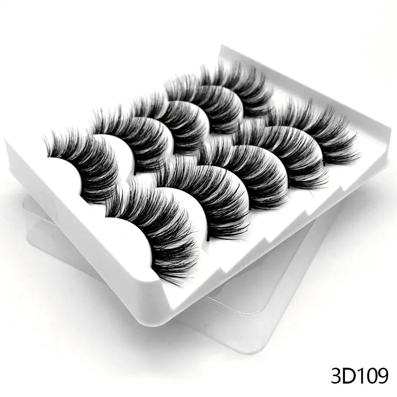 Beauty 3D Faux Mink Lashes Fluffy Soft Wispy