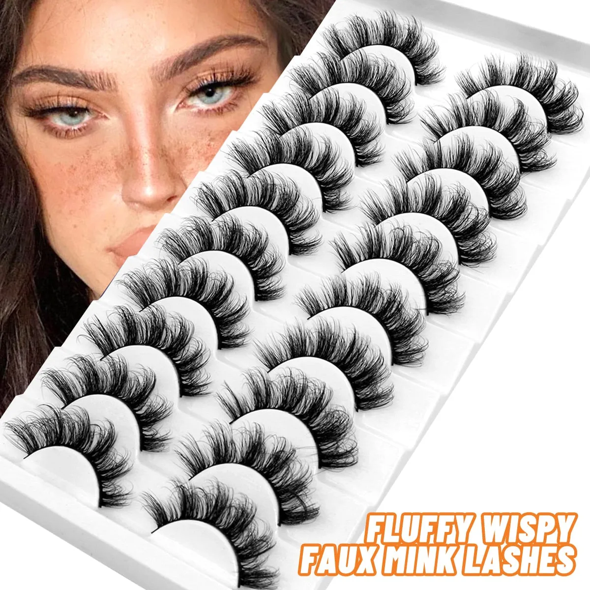 Beauty 3D Faux Mink Lashes Fluffy Soft Wispy