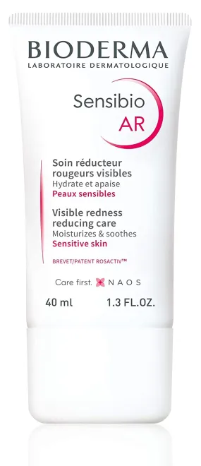 Bioderma - Sensibio - AR Cream - Visible Redness Reducing Cream - Skin Soothing and Moisturizing - for Sensitive Skin 1.3 oz.