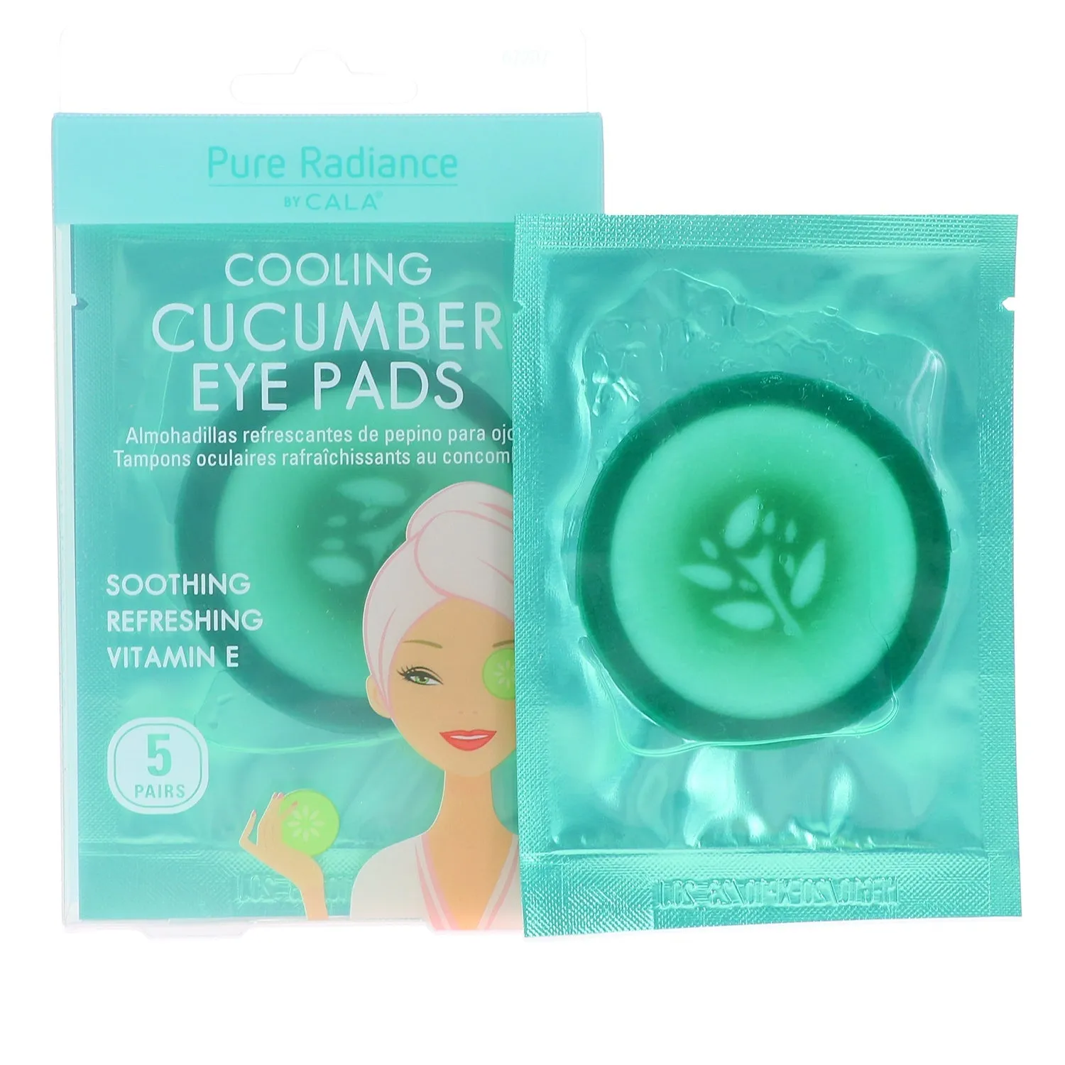 Cala Cooling Eye Pads Cucumber 5 pairs