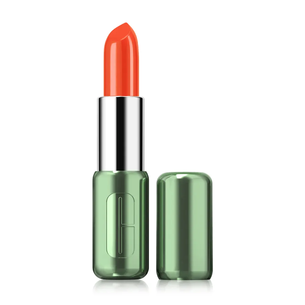 Clinique Pop Longwear Lipstick Flame Pop - Shine