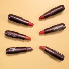 Dark Smooth Matte Lipstick (Set of 6)