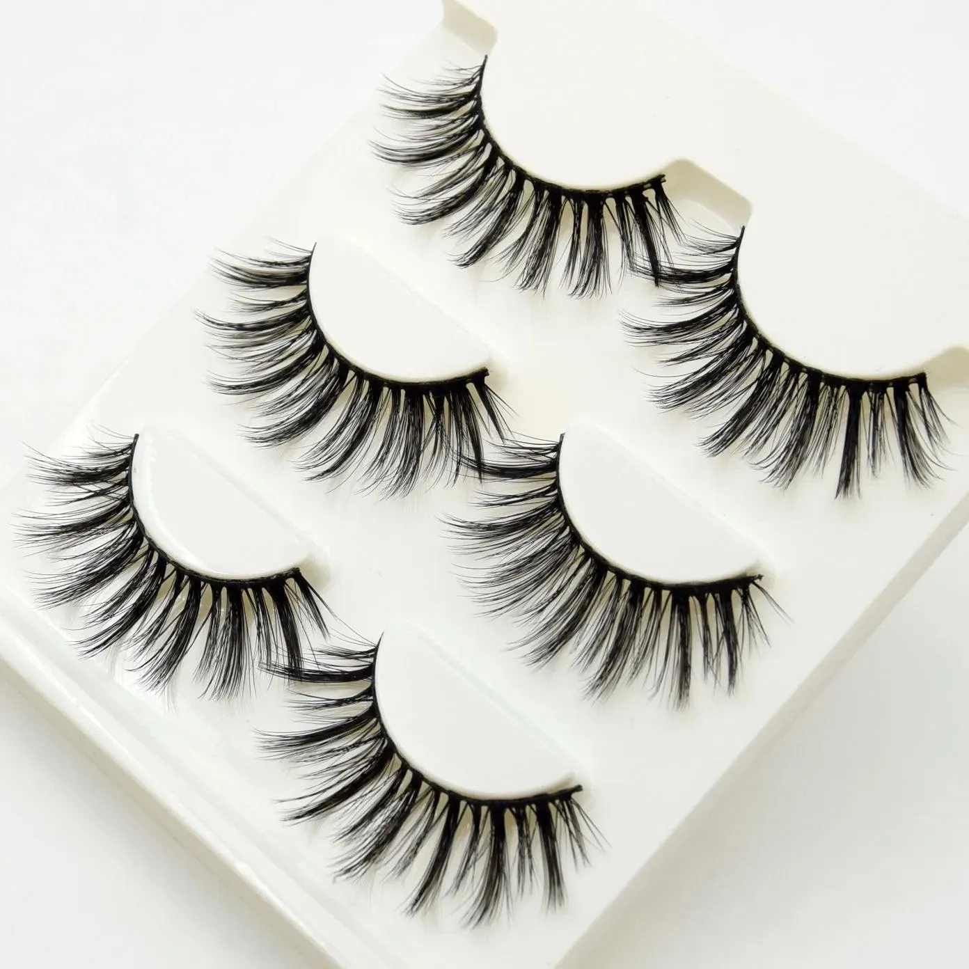 Fluffy 3D Mink Lashes: Reusable Natural Volume for Effortless Glam