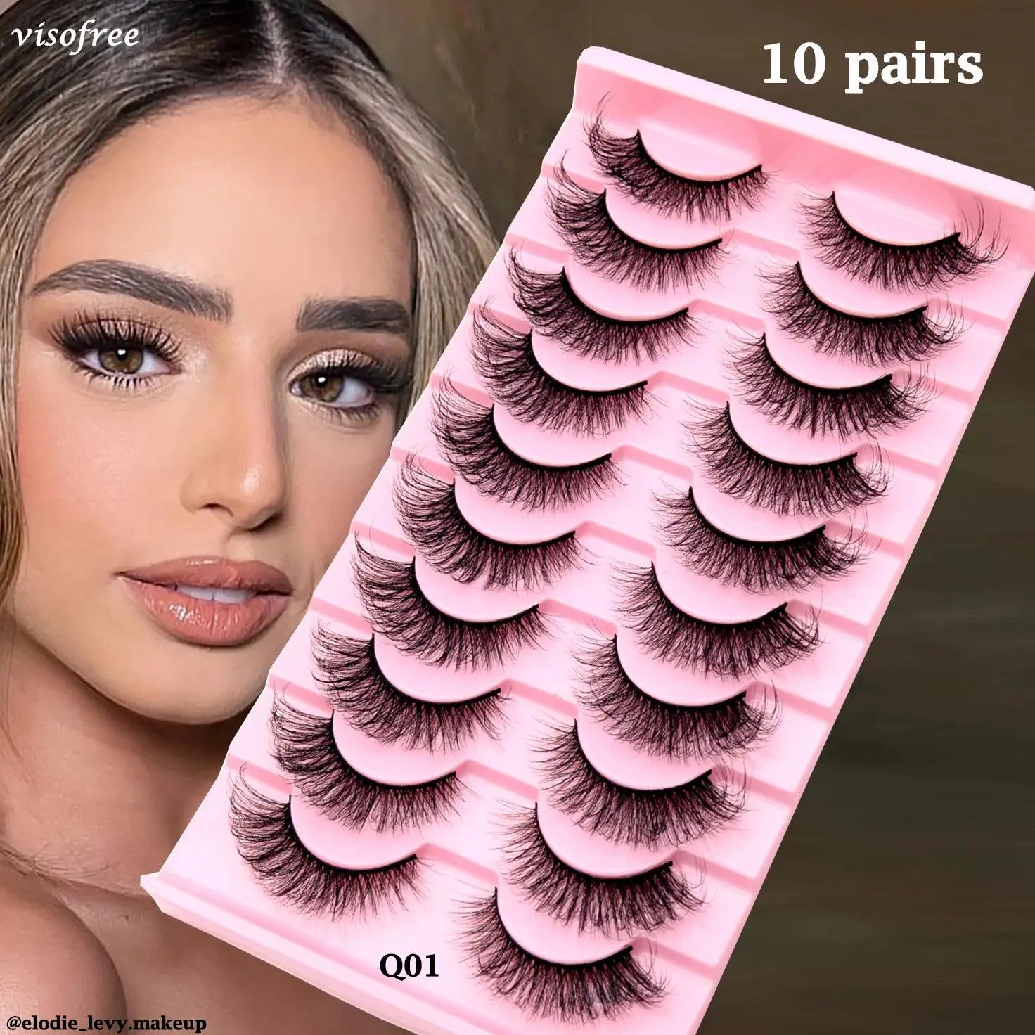 Fluffy 3D Mink Lashes: Reusable Natural Volume for Effortless Glam