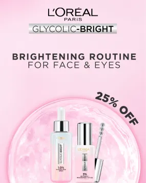 Glycolic Bright Glowing Face Serum & Eye Serum Duo