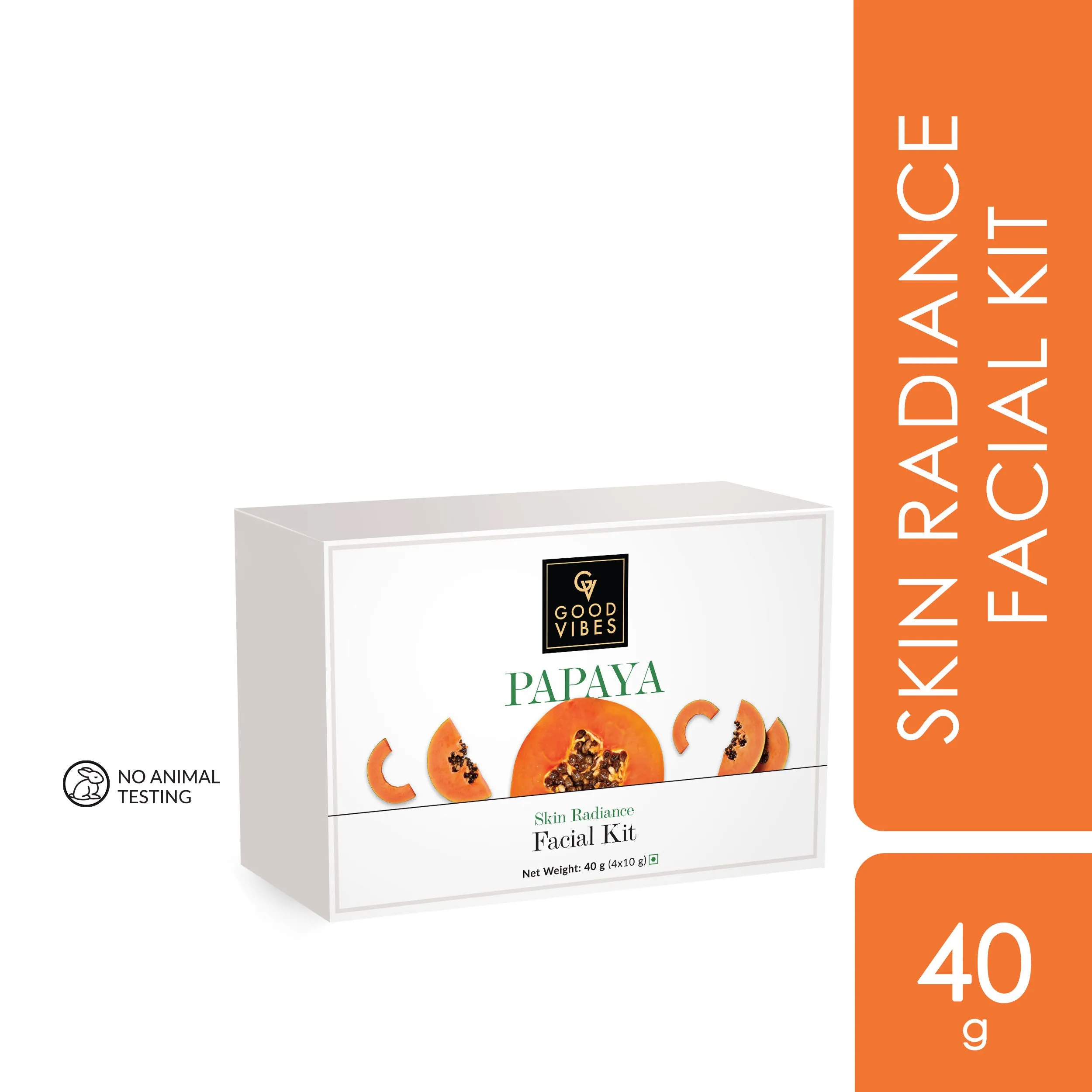 Good Vibes Skin Radiance Facial Kit - Papaya (40 gm)