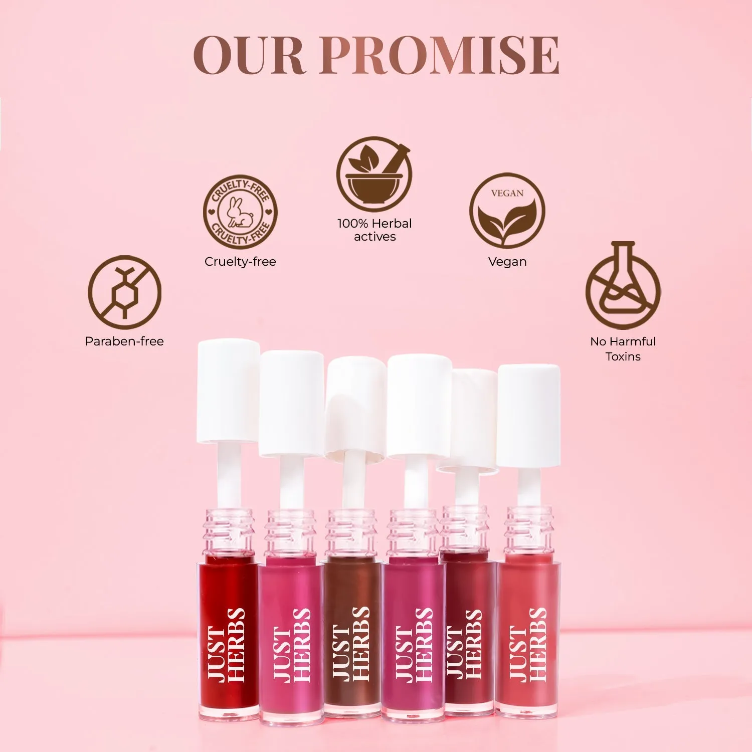 Herb-enriched Matte Liquid Lipstick Combo : Pack of 5*2