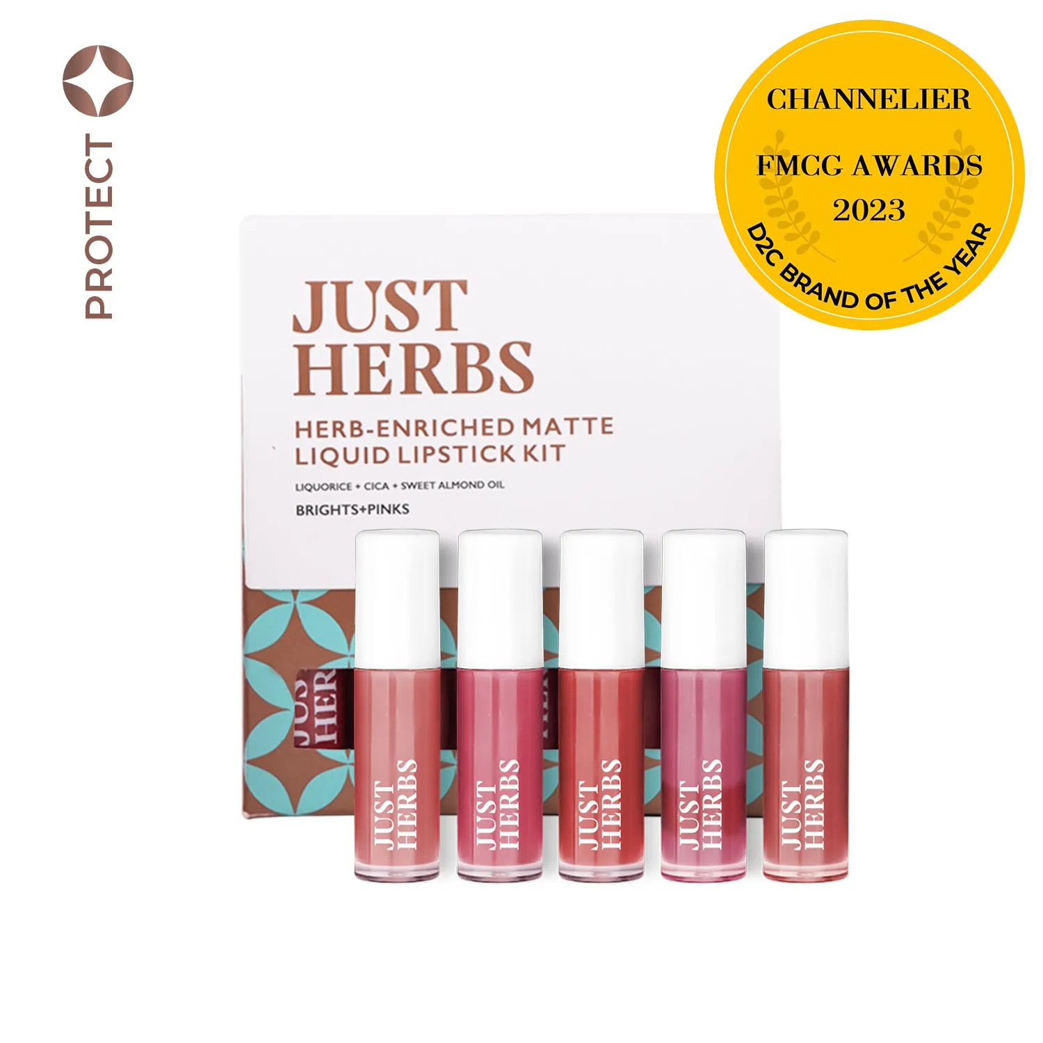 Herb Enriched Matte Liquid Lipstick Kit- Set of 5