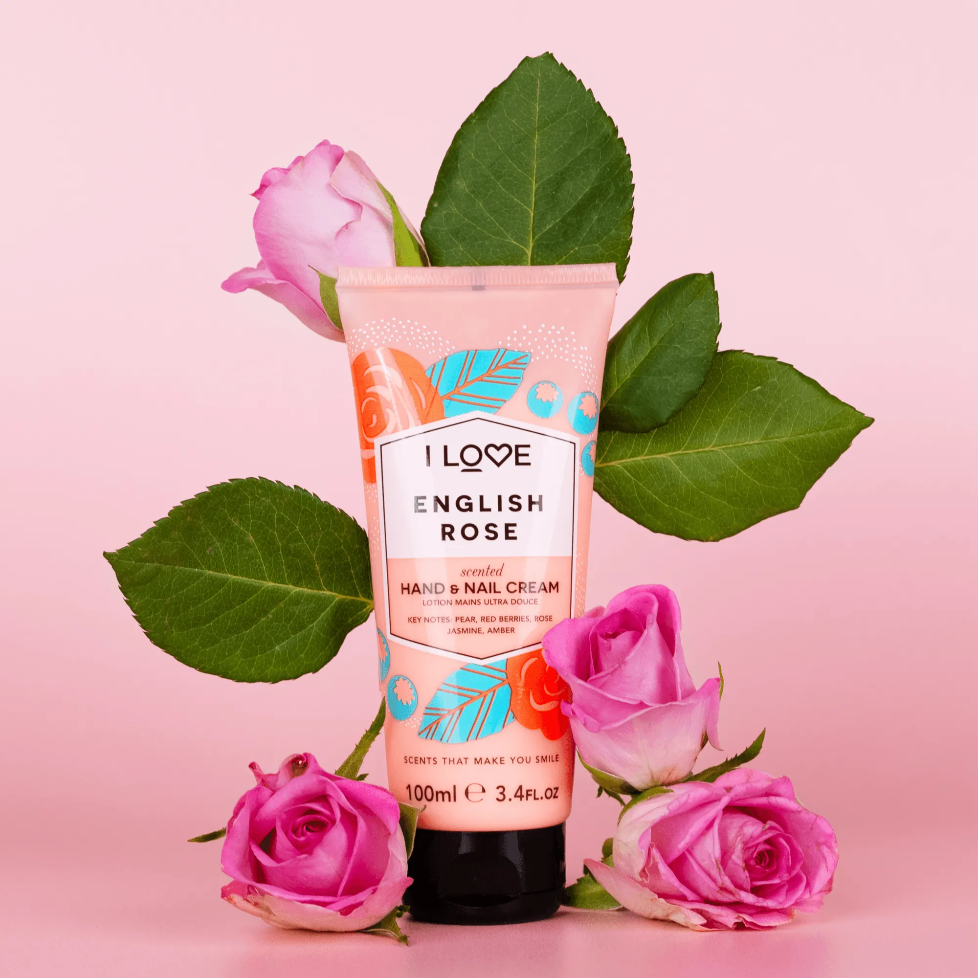 I Love Signature Hand & Nail Cream 100ml English Rose