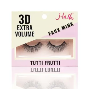 J-lash 3D Extra Volume Faux Mink Lashes - Tutti Frutti