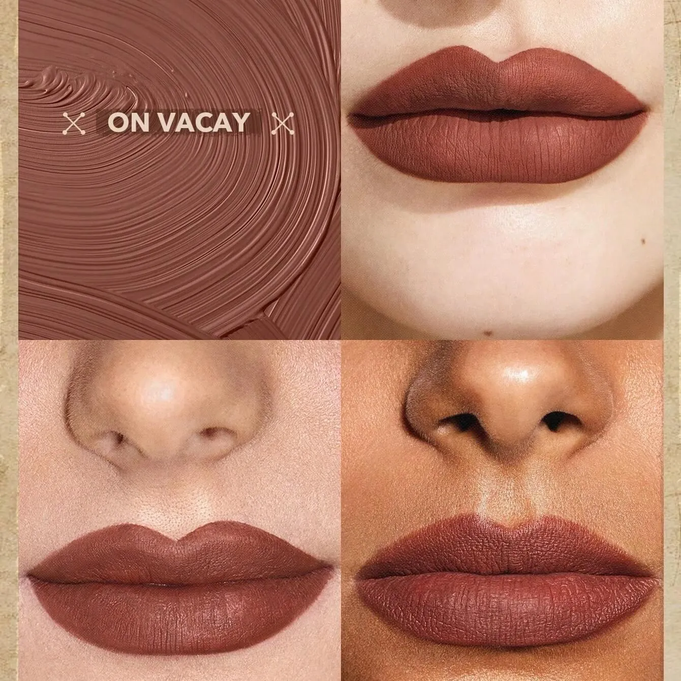 Liquid lipstick Sheglam Live To Roam Epic Adventure - On Vacay, brown