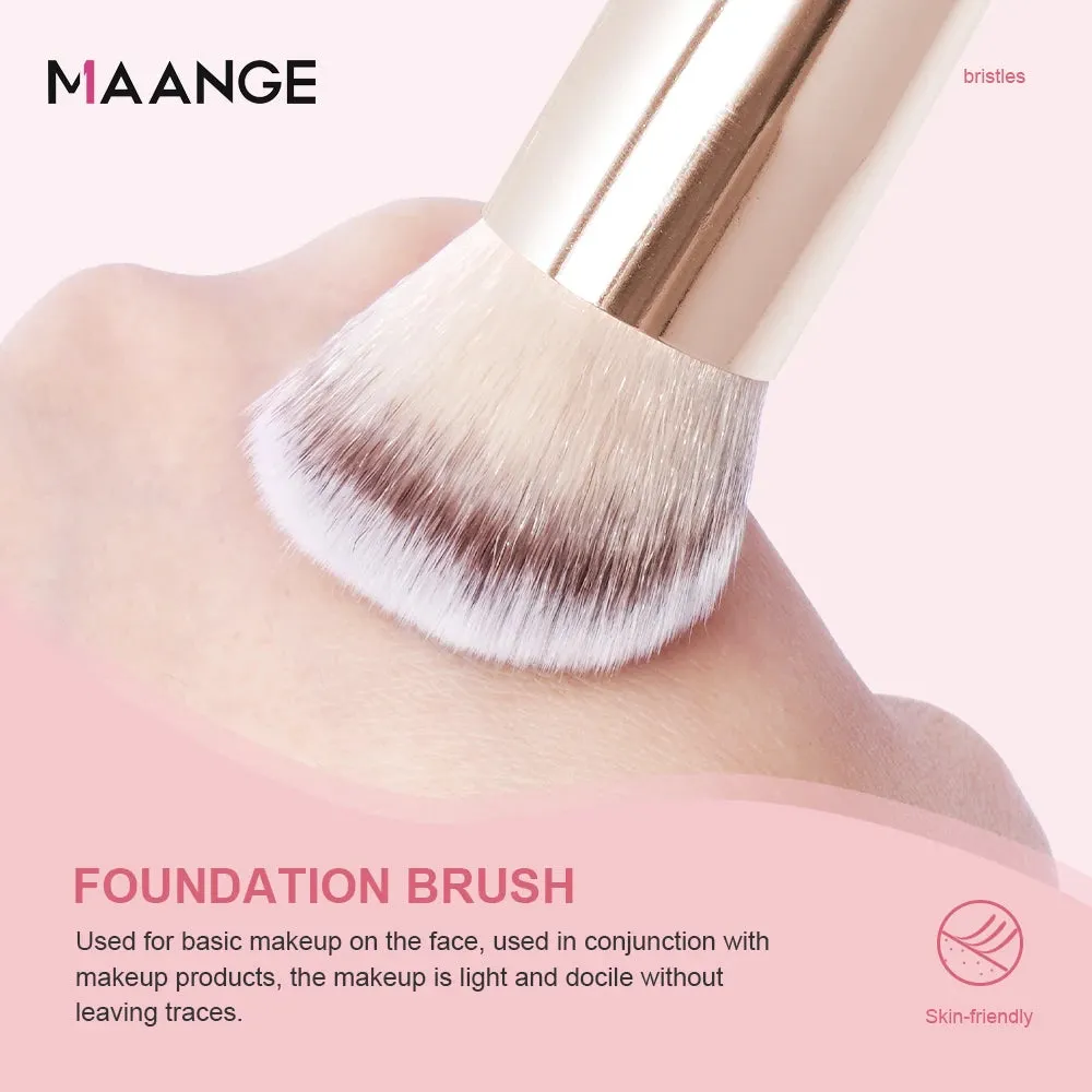 MAANGE Gift Box 4 Pieces Face Makeup Brushes Kit For Flawless Beauty