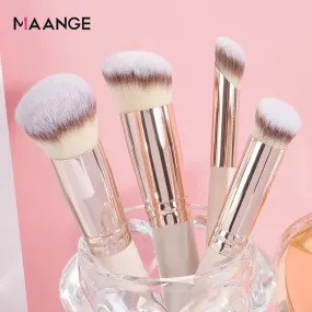 MAANGE Gift Box 4 Pieces Face Makeup Brushes Kit For Flawless Beauty