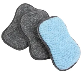 Microfiber Foaming Scrubby Sponges 3 Pack