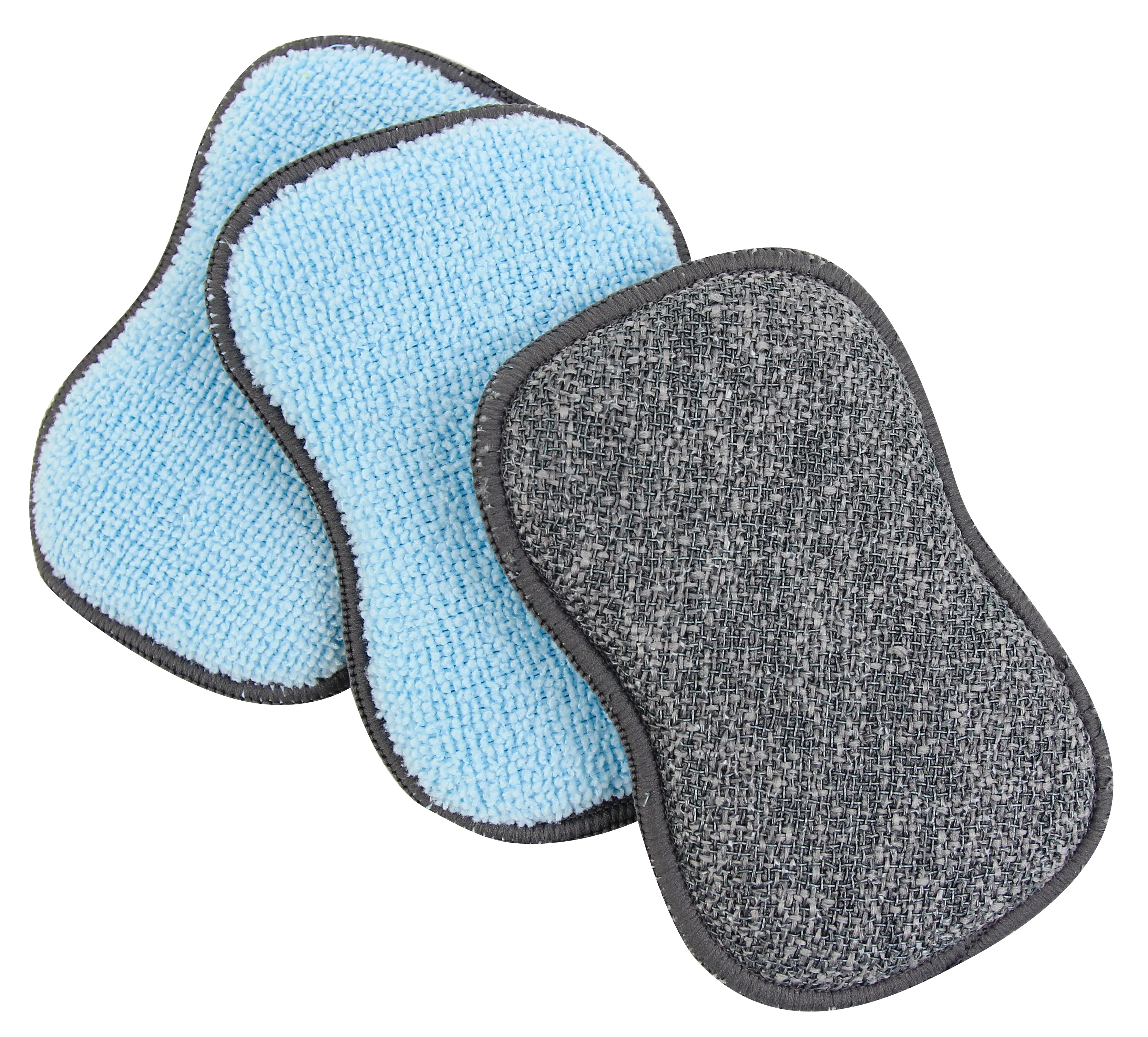 Microfiber Foaming Scrubby Sponges 3 Pack