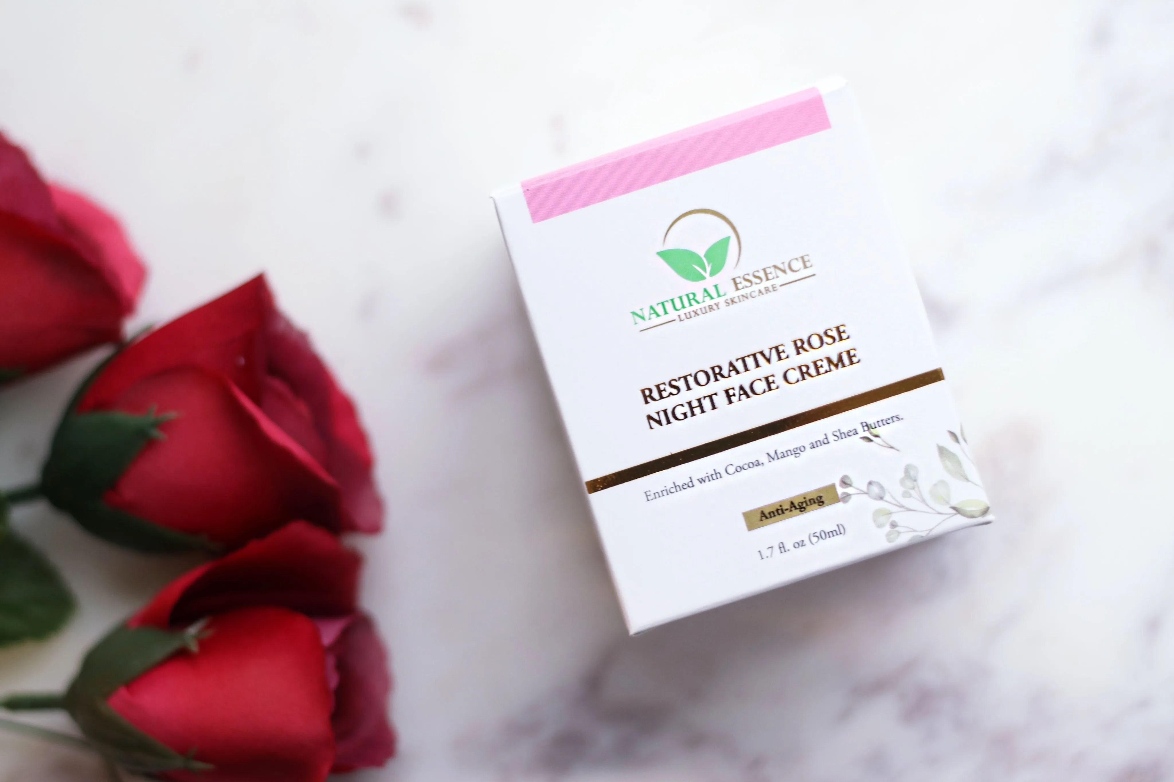 Natural Essence Skincare RESTORATIVE ROSE NIGHT FACE CREME