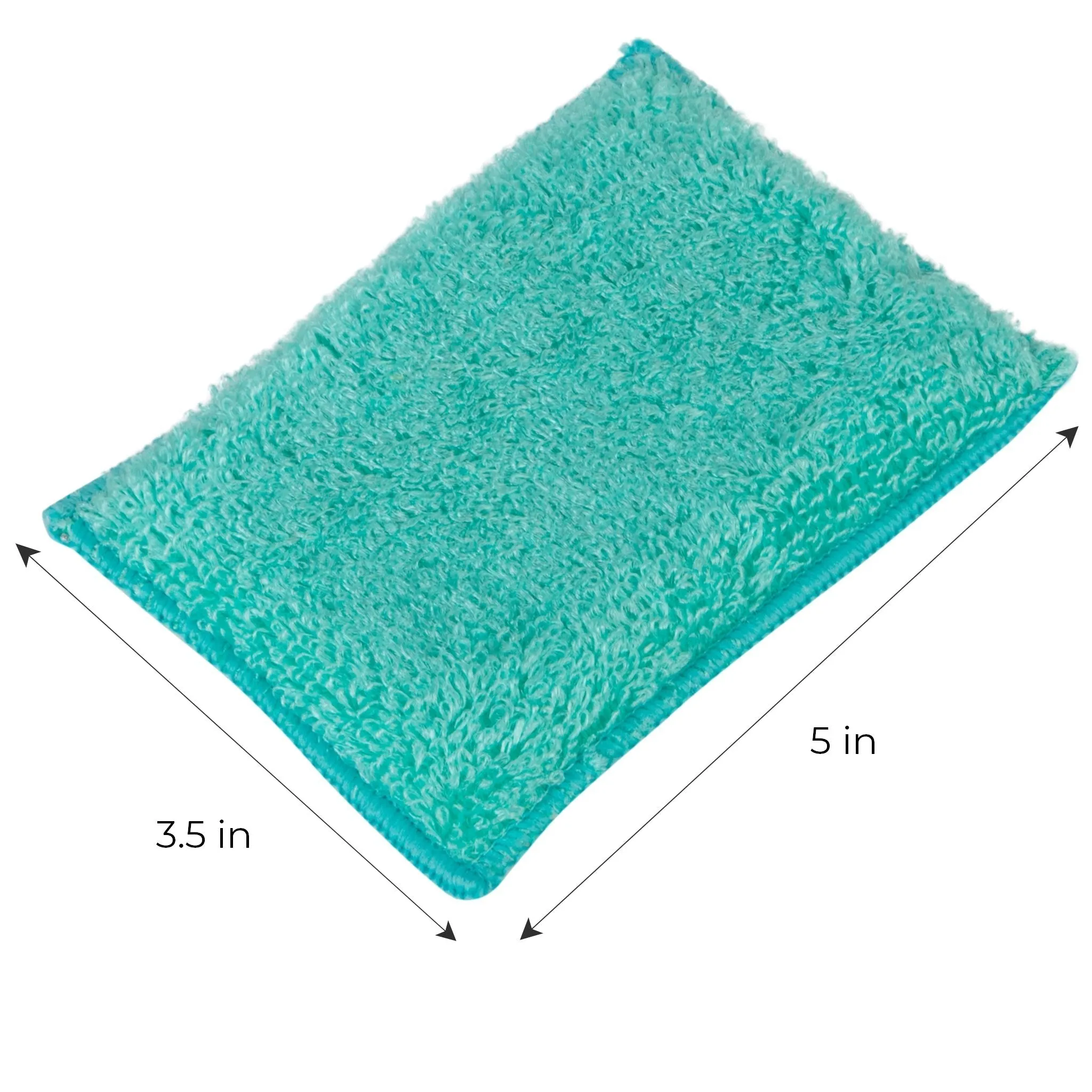 Non-Scratch Scrub Sponge with Bamboo Odorless Rayon Fiber