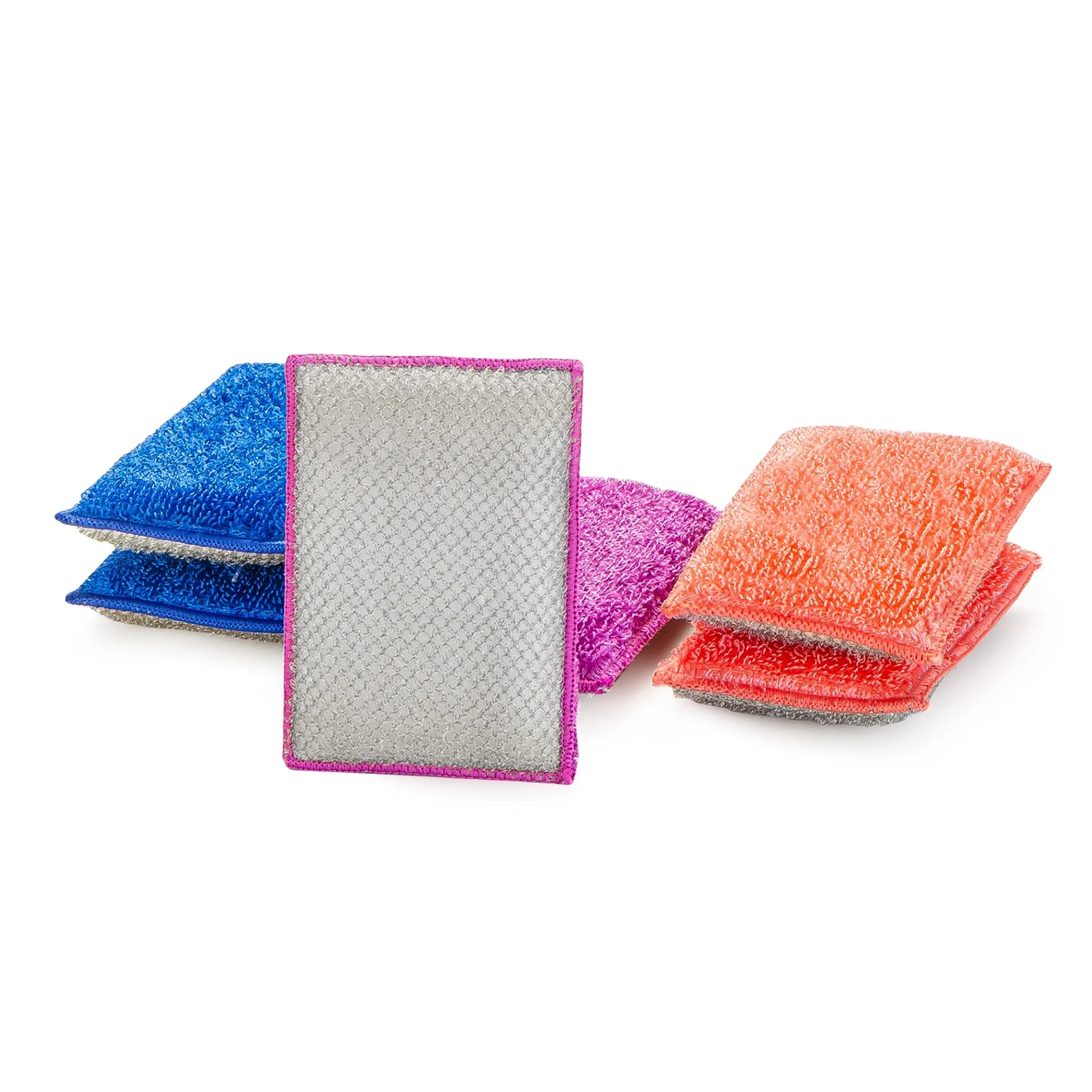 Non-Scratch Scrub Sponge with Bamboo Odorless Rayon Fiber