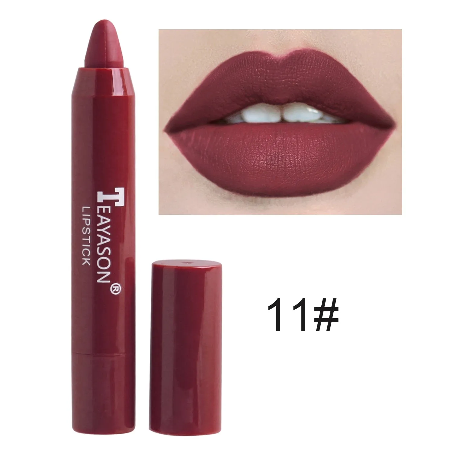 Nude Velvet Matte Lipstick Long Lasting Waterproof Color Rendering Non-stick Cup Lip Glaze Lips Liner Pencil  Woman Cosmetics