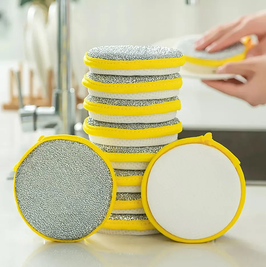 PACK OF 4 DUAL SIDED CLEANING SPONGE