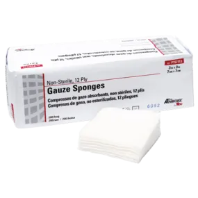 Pro Advantage Non-woven Gauze Sponge, 2" x 2", Non-Sterile