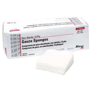 Pro Advantage Non-woven Gauze Sponge, 2" x 2", Non-Sterile