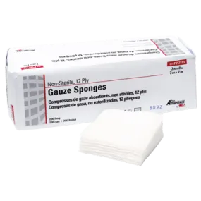 Pro Advantage Non-woven Gauze Sponge, 4" x 4", Non-Sterile