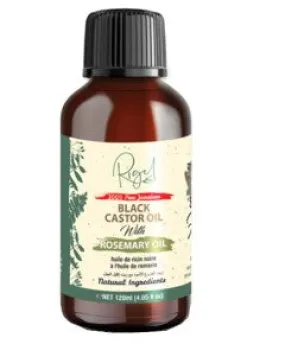 PURE JAMAICAN BLACK CASTOR OIL WITH ROSEMARY OIL