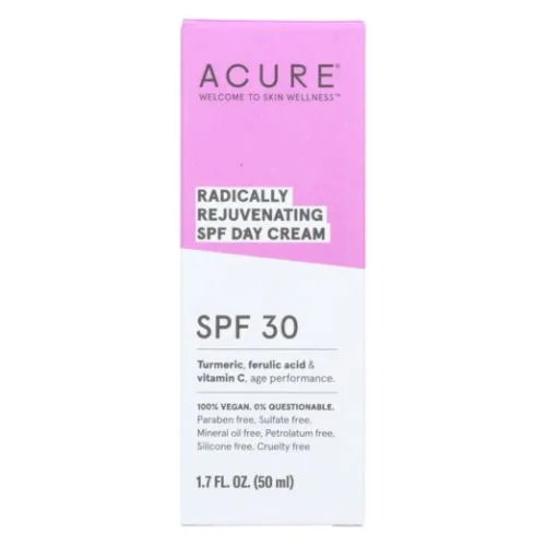 Radically Rejuvenating SPF30 Day Cream 1.7 Oz By Acure