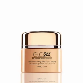 Rejuvenating 24k Eye Cream-with 24k Gold, Hyaluronic Acid & Rosehip Oil