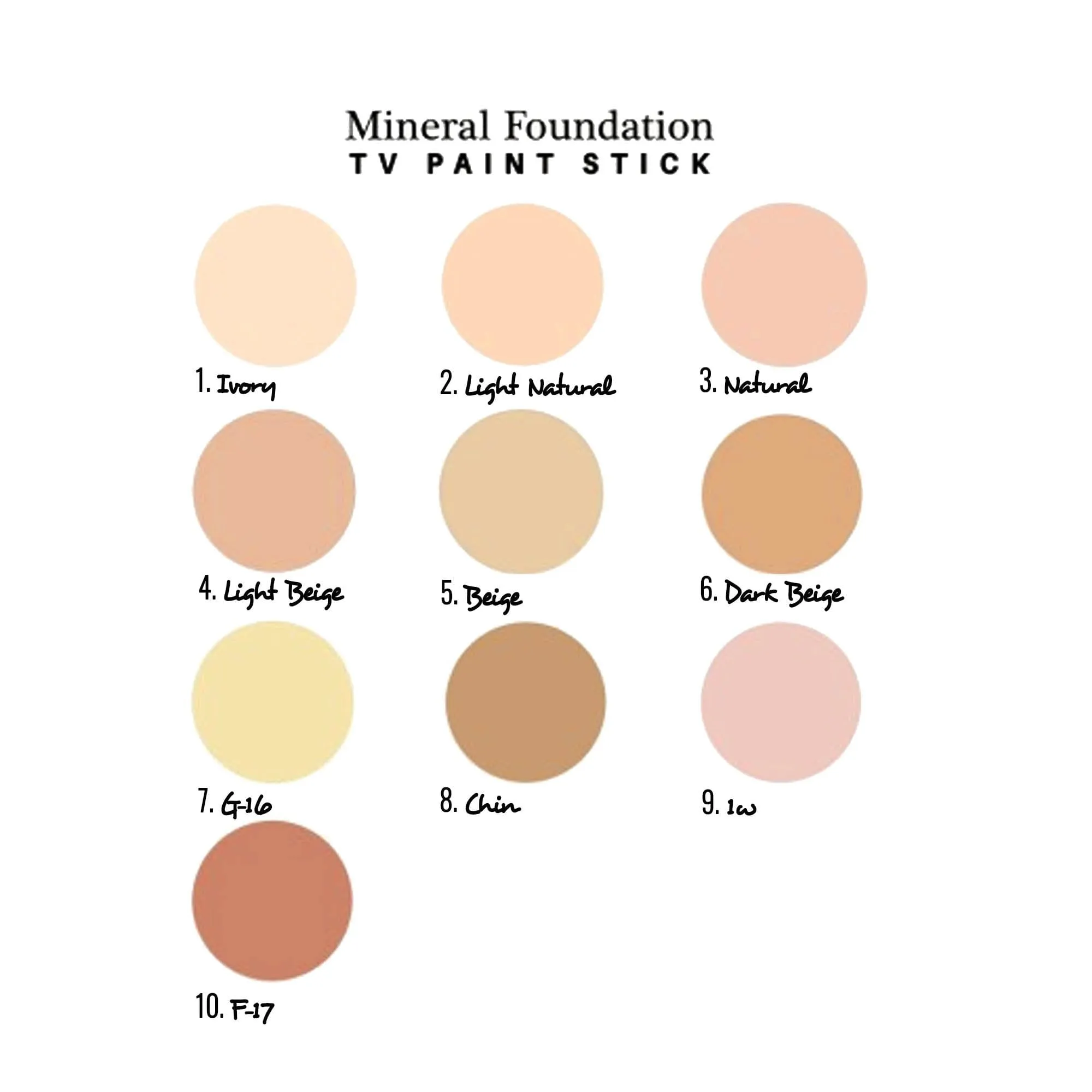 Rivaj UK Mineral Foundation TV Paint Stick No.5 (FS 45)