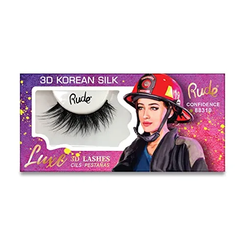 Rude - Luxe 3D Korean Silk Lashes - Confidence