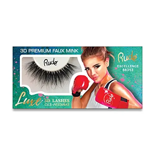 Rude - Luxe 3D Premium Faux Mink Lashes - Excellence