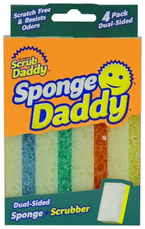 Scrub Daddy SPDDY4 Scrub Sponge, Foam :PK  4: QUANTITY: 1