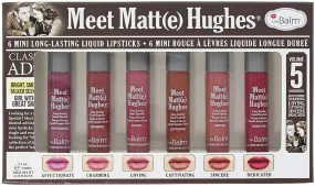 theBalm Cosmetics Meet Matte Hughes Volume 5 Set of 6 Mini Long-Lasting Liquid Lipsticks