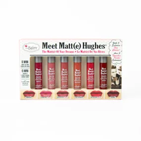 theBalm Meet Matt(e) Hughes Volume 12 Set of 6 Mini Long-Lasting Liquid Lipsticks with 3 New Shades