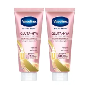 Vaseline Gluta Hya Serum Burst Lotion Dewy Radiance 330ml x2