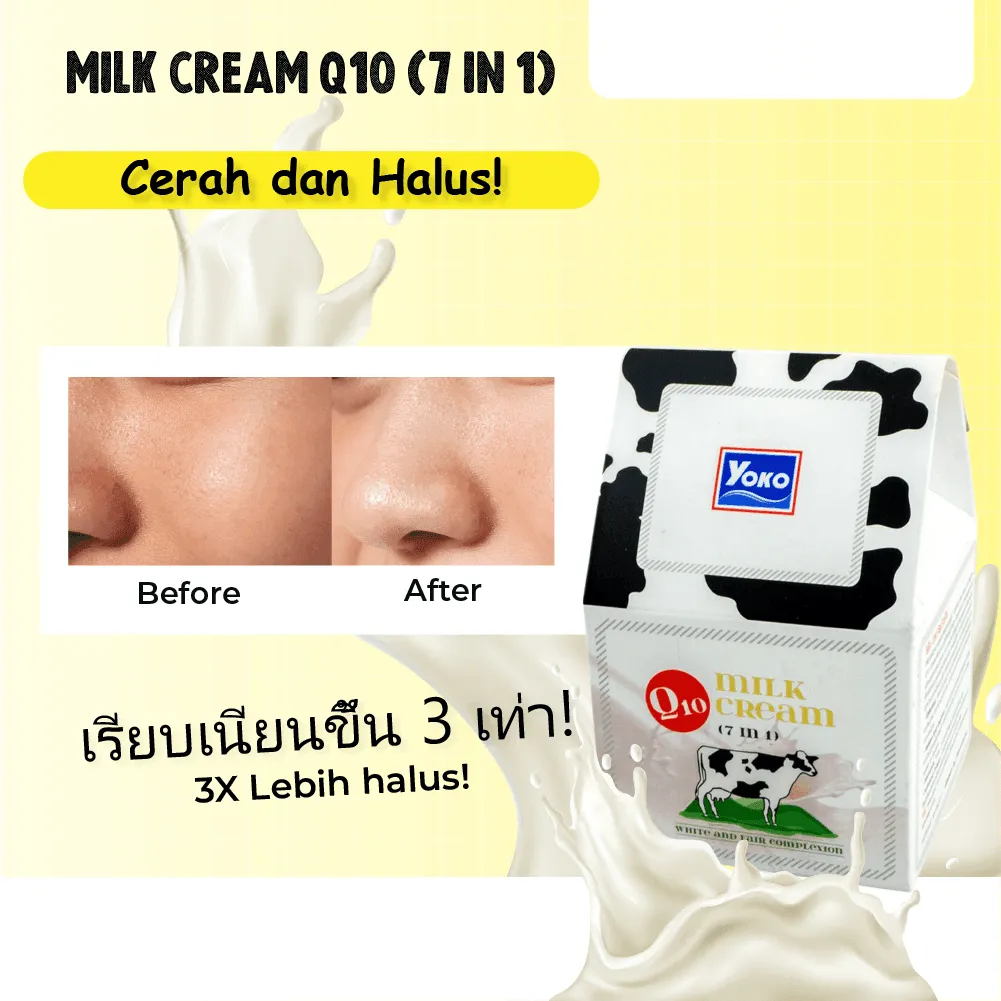 Yoko Milk Cream Q10 (7 in 1) - 50g